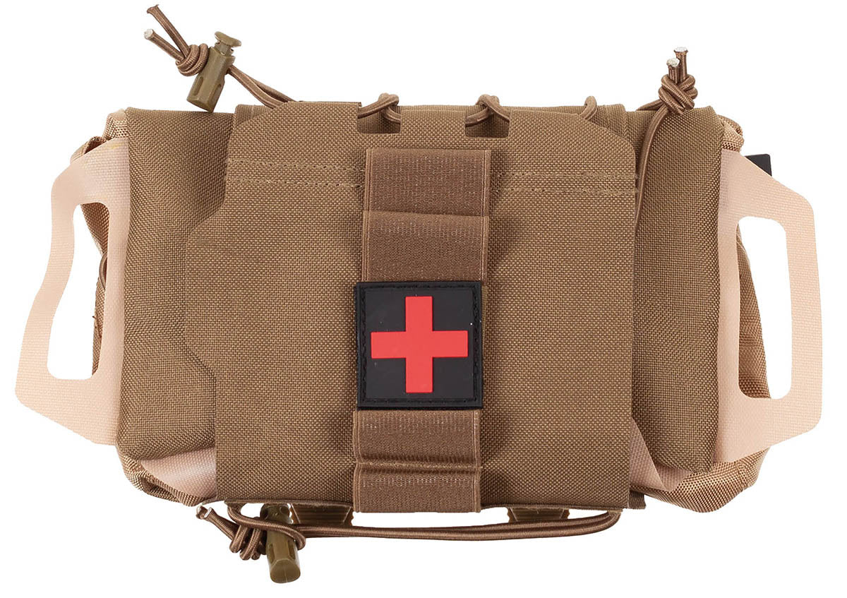 Pochette médicale MFH Tactical IFAK à extraction rapide 25 x 15 x 5 cm 220 g