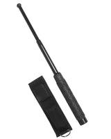 Matraque télescopique Mil-Tec acier au carbone 20 / 53 cm poignée TPE avec étui nylon