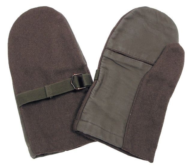 Moufles autrichiennes tout laine, surplus d'occasion pour le froid et la manutention, lot de 10