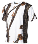 T-shirt US manches courtes MFH Snake coton 170 g/m² à impression réactive