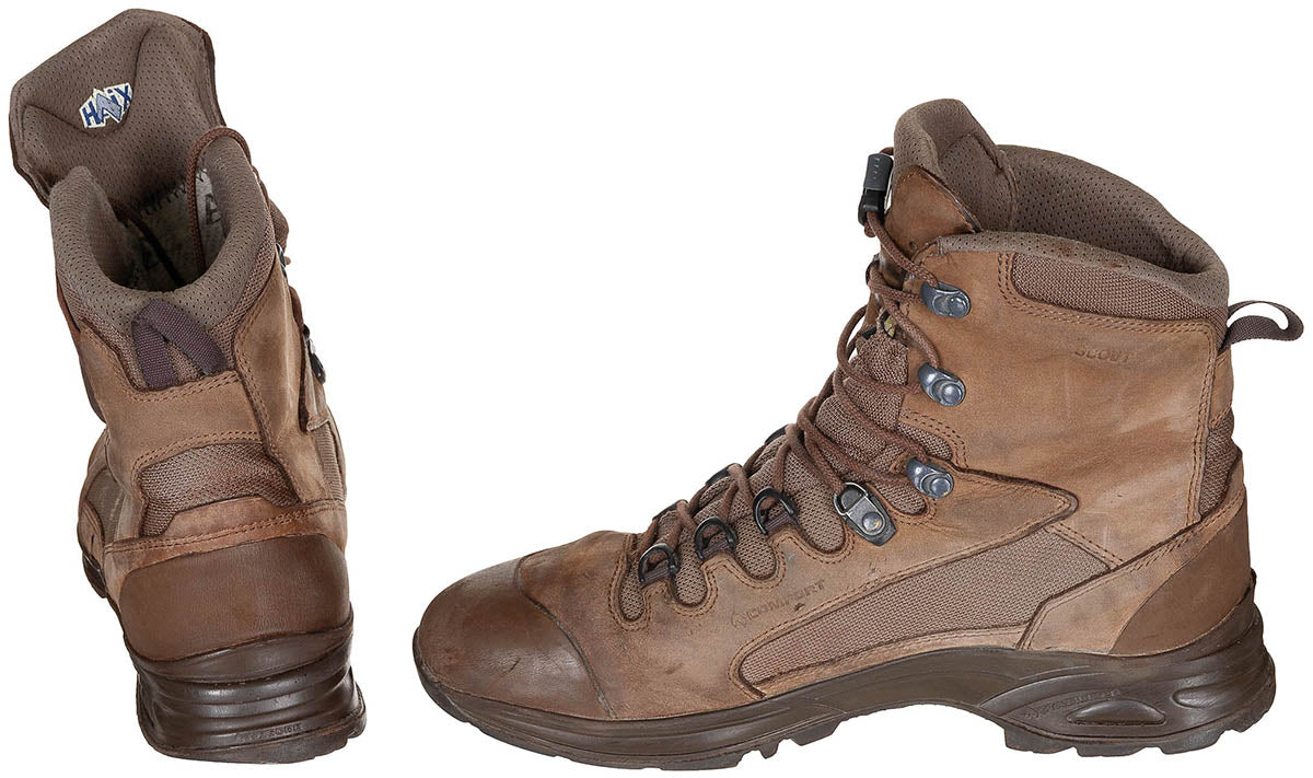Chaussures de combat allemandes Haix de second choix, surplus d'occasion, lot de 5