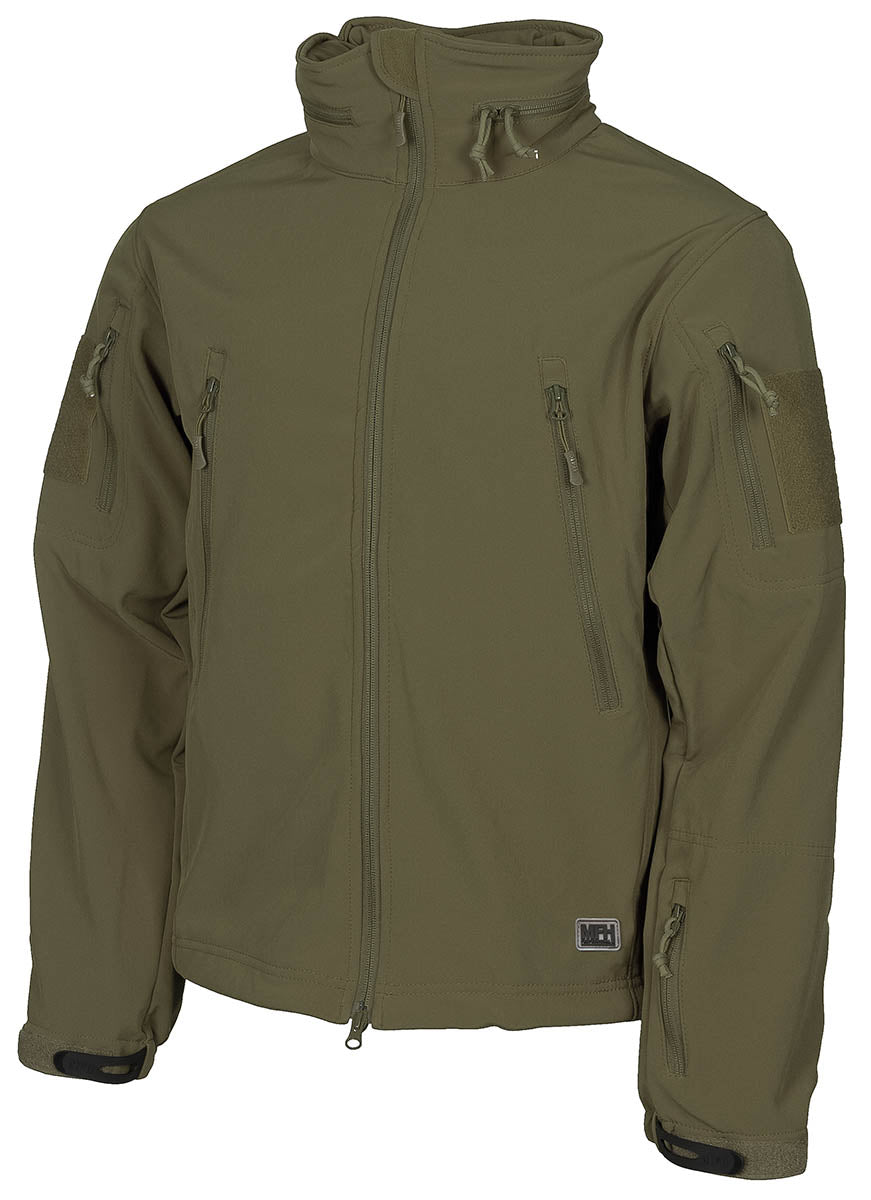 Veste softshell MFH Professional Scorpion à traitement Téflon colonne d'eau 8000 mm