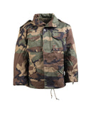 Veste M65 type US Mil-Tec enfant en polycoton twill à doublure matelassée amovible
