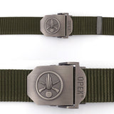 Ceinture OPEX à boucle acier gravée Infanterie sangle nylon 130 x 3,5 cm taille unique