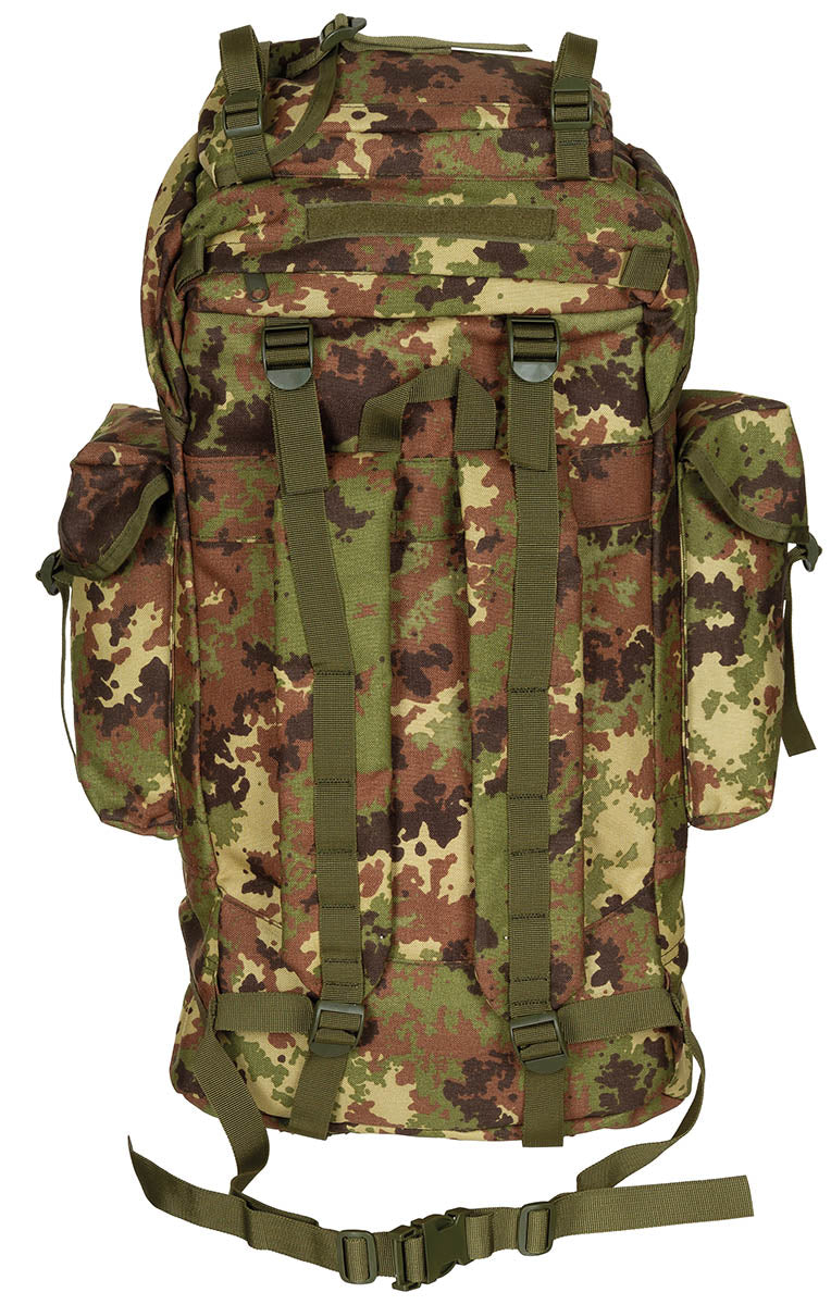 Sac à dos de combat type BW MFH 65 l armature aluminium compartiment bas séparable