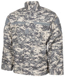 Veste de combat US ACU MFH Rip Stop 100 % coton col montant et poches de manche