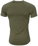 Maillot de corps néerlandais à manches courtes avec élasthanne, surplus d'occasion, lot de 10