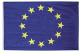 Drapeau national MFH en polyester 90 x 150 cm à bande de renfort et œillets