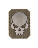 Morale patch tête de mort Mil-Tec 3D en PVC 5,5 x 4 cm dos auto-agrippant 7 g