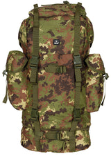 Sac à dos de combat type BW MFH 65 l armature aluminium compartiment bas séparable