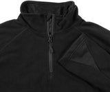 Pull Troyer MFH en micropolaire 200 g/m² col montant à glissière et protège-menton