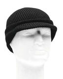 Bonnet type US Watch Cap Mil-Tec en laine avec visière courte pour la saison froide