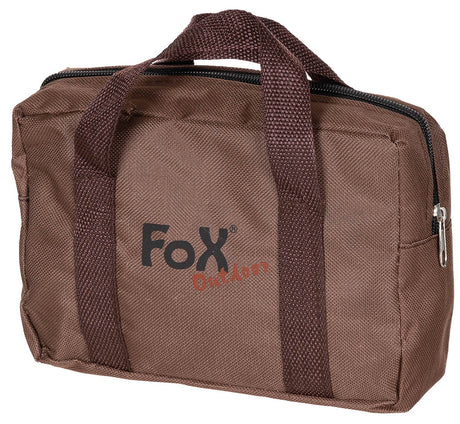 Réchaud fusée pliant Fox Outdoor en acier inoxydable avec grille et bac à cendres