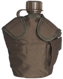 Housse de gourde MOLLE type US Mil-Tec en polyester enduit 12 x 7 x 17 cm