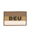 Morale patch Bundeswehr DEU Mil-Tec en PVC 3D 5,5 x 8,5 cm à dos auto-agrippant