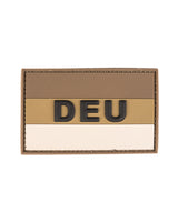 Morale patch Bundeswehr DEU Mil-Tec en PVC 3D 5,5 x 8,5 cm à dos auto-agrippant