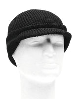 Bonnet type US Watch Cap Mil-Tec en polyacrylique tricoté avec visière courte