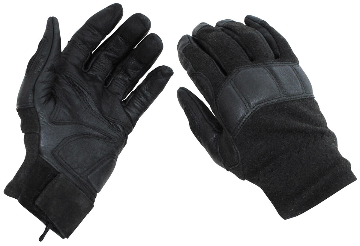 Gants à doigts autrichiens en cuir, surplus d'occasion, lot de 10