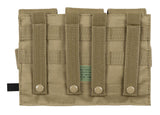 Porte-chargeur triple MOLLE MFH à quatre sangles de fixation, 25 x 19 x 5 cm