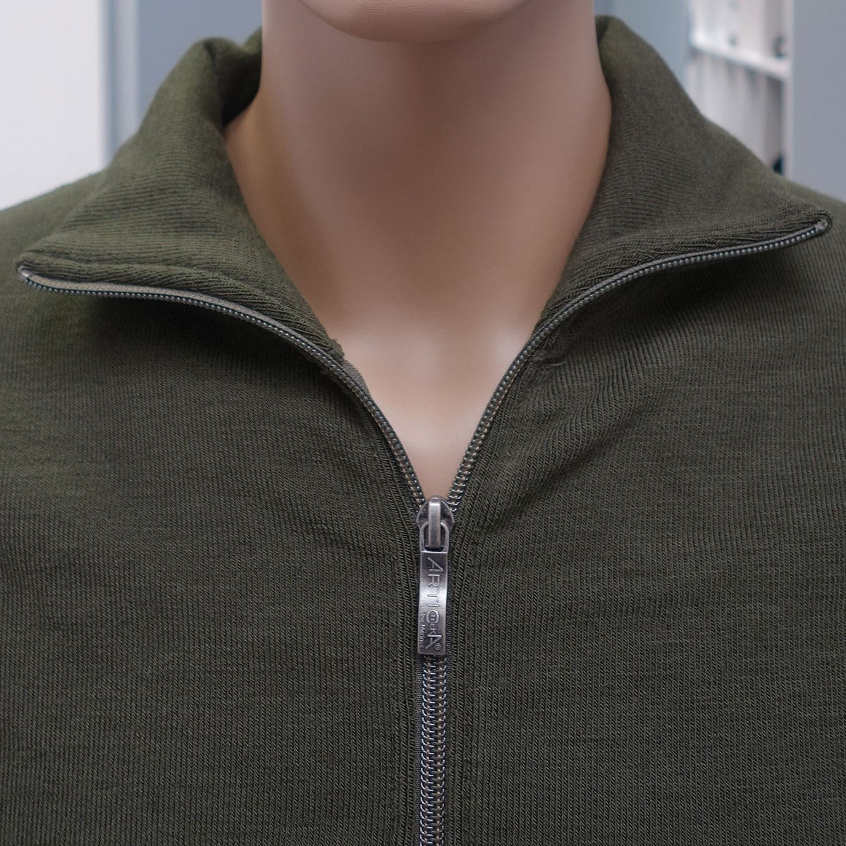 Veste chaude Artica Trek laine Mérinos 400 g/m² col montant à glissière dos allongé
