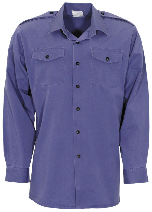 Chemise de campagne britannique anti-feu, surplus d'occasion, lot de 10