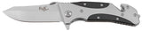 Couteau pliant Fox Outdoor lame 8,5 cm manche métal à inserts synthétiques et ergot