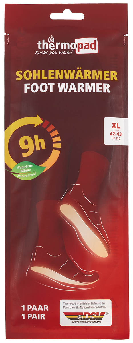 Chaufferette jetable MFH Thermopad pour semelle de chaussure 8 h jusqu'à 45 °C