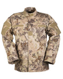 Veste de combat Mil-Tec US ACU Mandra en coton ripstop col montant et poches à insignes