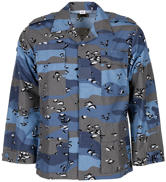 Veste de combat US BDU MFH motif Chocolate Chip Rip Stop coton coudes renforcés