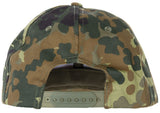Casquette US MFH réglable en polycoton à visière six piqûres et six œillets