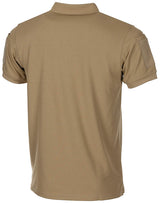 Polo Tactical MFH en polyester à fibres Coolmax avec deux poches de bras