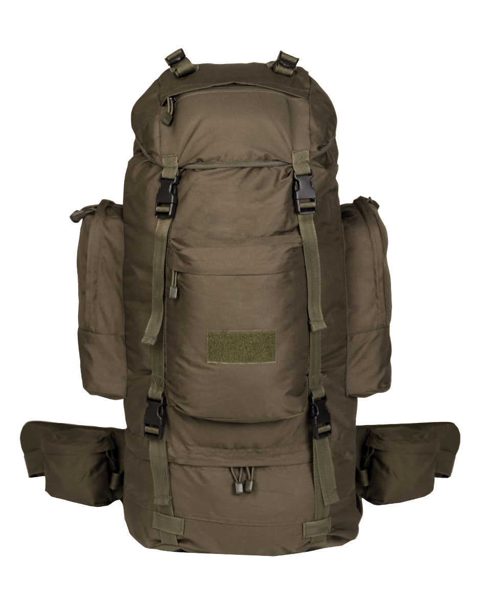 Sac à dos 75 L Mil-Tec Ranger en polyester 600D enduit avec housse de pluie intégrée