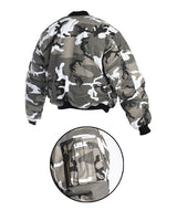 Blouson aviateur type MA1 Mil-Tec matelasse 200 g/m2 avec poche de bras a glissiere