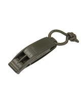 Sifflet Tactical MOLLE Mil-Tec en polyoxyméthylène, lot de deux avec cordon, EN ISO 12402-8