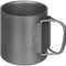 Quart Fox Outdoor en titane double paroi 300 ml 95 g à anses rabattables