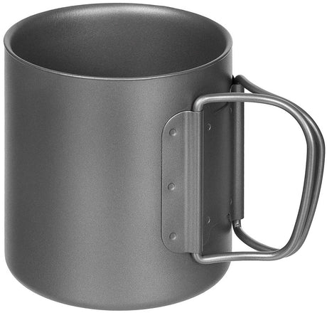 Quart Fox Outdoor en titane double paroi 300 ml 95 g à anses rabattables