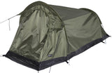 Tente tunnel MFH Schwarzenberg 1 place arceaux fibre de verre 6 mm 210 x 90 cm