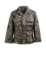 Veste de combat enfant type US BDU Mil-Tec en polycoton avec renforts aux coudes