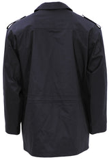Parka néerlandaise tout polyester imperméable à fermeture à glissière en coton, surplus d'occasion, lot de 5