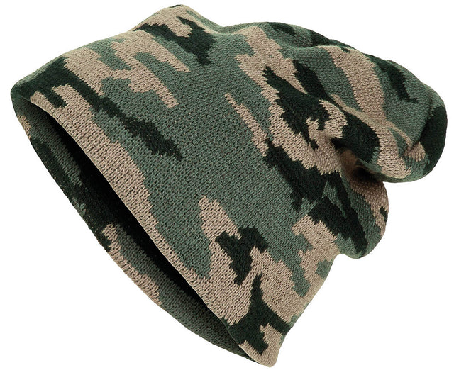 Bonnet Beanie MFH en acrylique maille fine double épaisseur taille unique