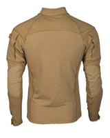 Chemise de combat Mil-Tec Assault en coton elasthanne col montant protege-menton