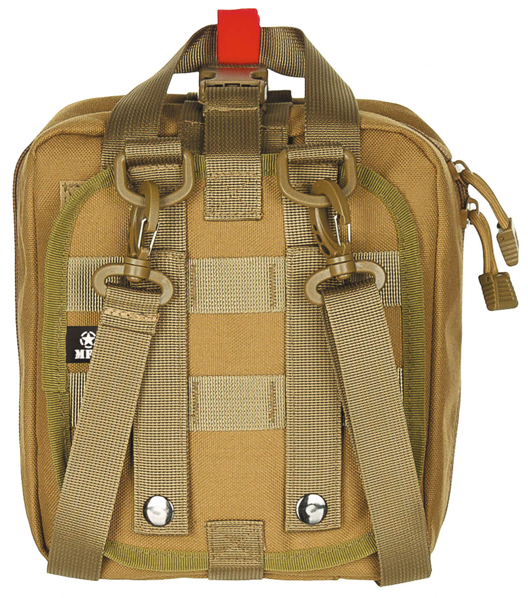 Pochette médicale MFH IFAK MOLLE grand format 21 x 22 x 12 cm avec bandoulière