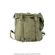 Sac de combat militaire type US M1945 avec bretelles, pièce d'occasion