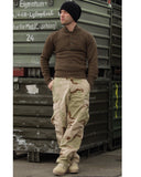 Pantalon de combat Teesar type US BDU ripstop coton 220 g/m² six poches et renforts
