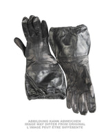 Gants type Wehrmacht Mil-Tec en cuir doublés coton, reproduction pour reconstitution