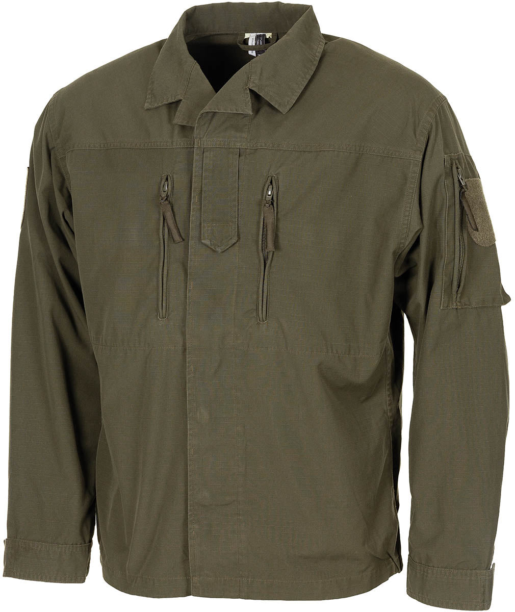 Veste de treillis autrichienne KAZ03 en toile rip-stop, surplus d'occasion, lot de 10