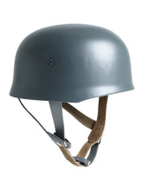 Casque d'entraînement Mil-Tec gabarit parachutiste allemand en acier coiffe cuir de bovin