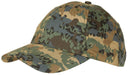 Casquette US MFH réglable en polycoton à visière six piqûres et six œillets