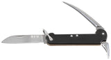 Couteau de marine BW MFH lame 7,7 cm avec épissoir verrouillable de 8 cm