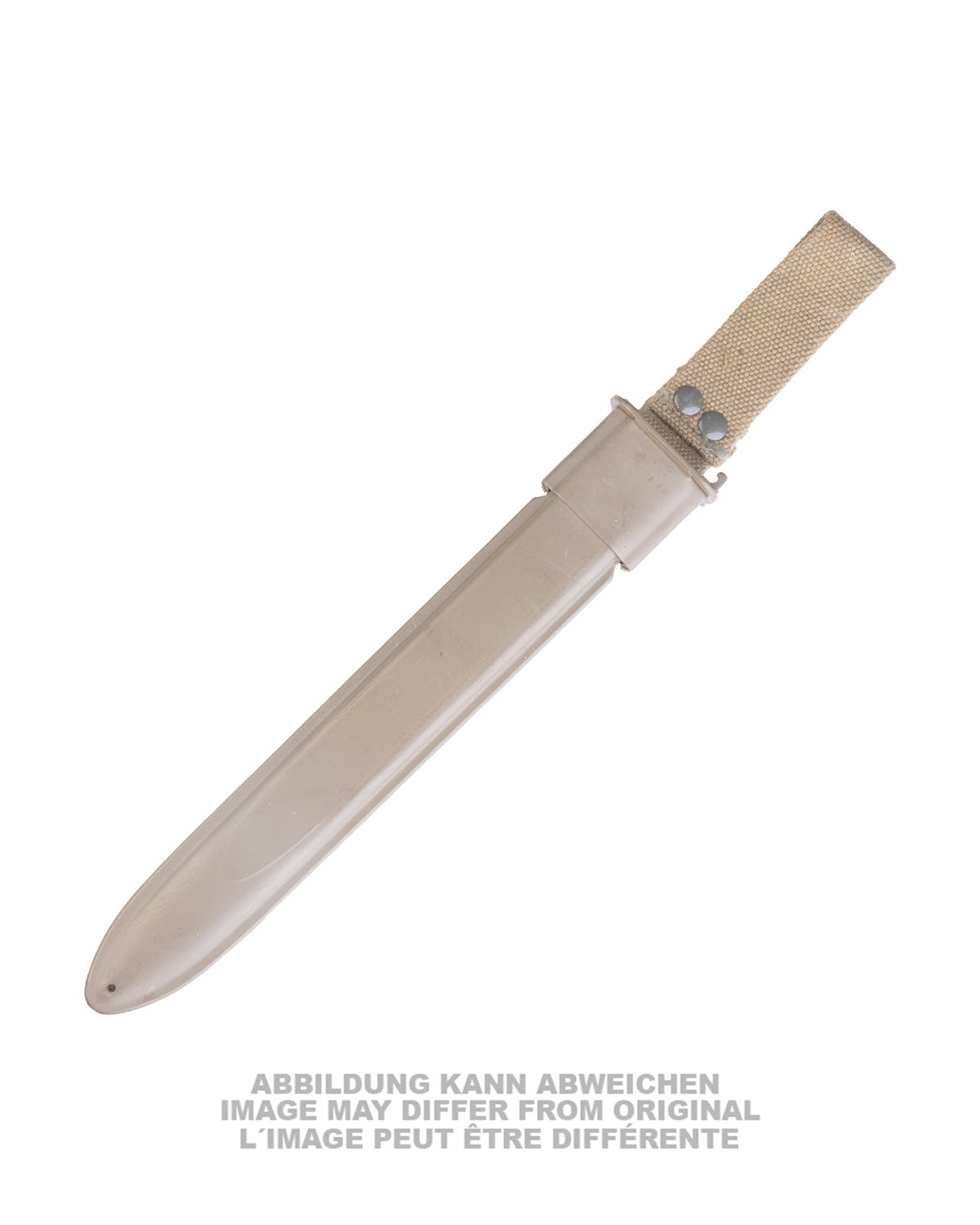 Fourreau militaire type US pour baïonnette M3, pièce d'occasion portée
